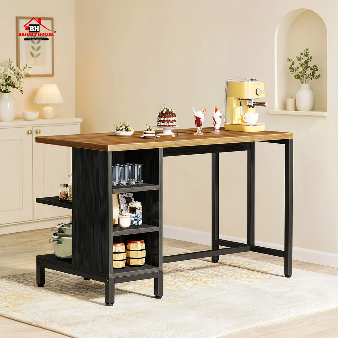 Sizzle Den Kitchen Island Organizer Storage Bakers Rack
