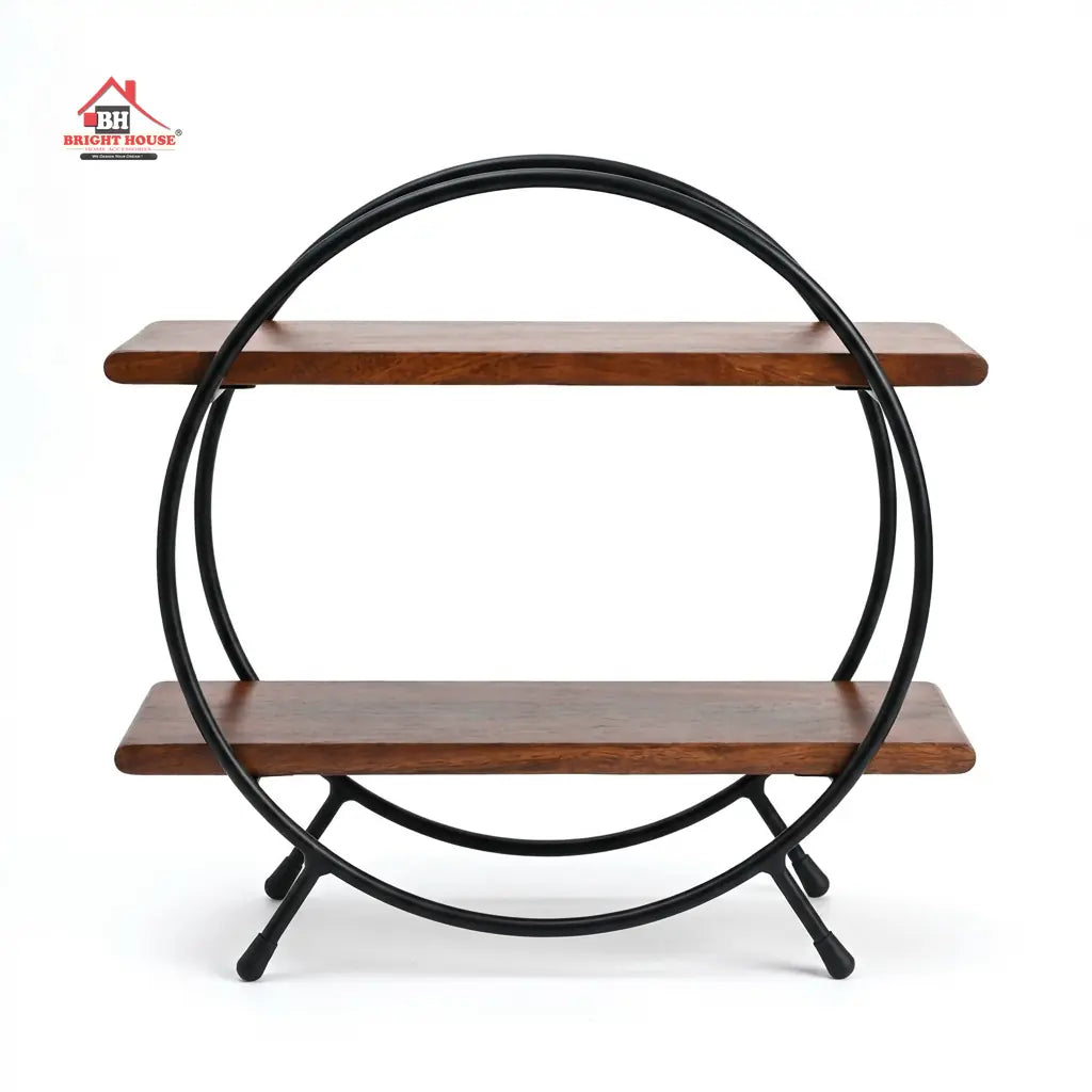 Circular Organizer with Black Frame by Bright house