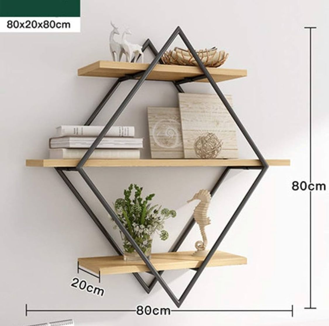 A-shaped Wall Mounted Decoration Shelf by Bright House