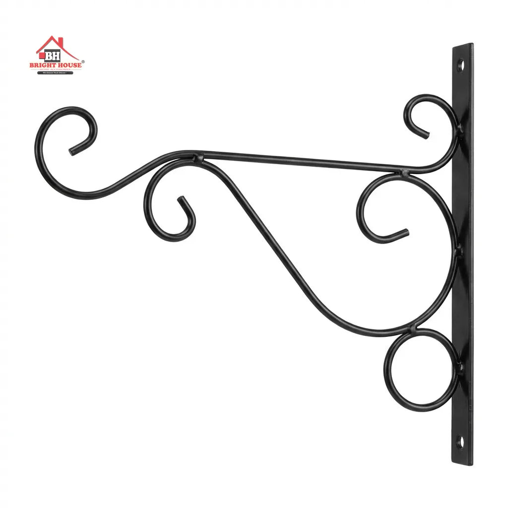 Wall Hanging Stand Flower Plant Pot Bracket Hook Shelf Stand Holder by bright house