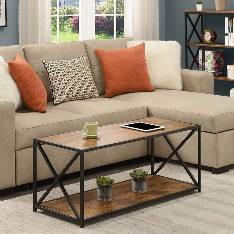 Loft Ehrlich Living Lounge Drawing Room Center Table by Bright house