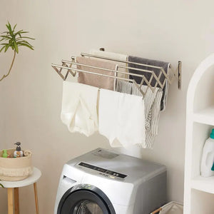Metal Powder Coated Portable Folding Towel Holder by Bright House