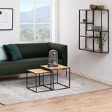 Spoza Living Lounge Coffe Center Nesting Tables (Set Of 2)