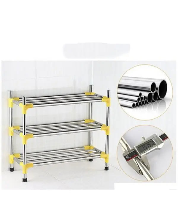 stainless steel shoe rack by bright house