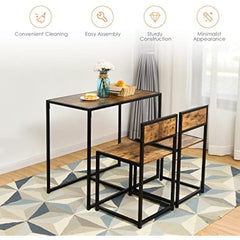 Nookie Modern Kitchen Dining Room Chair Table Set (Set Of 3)