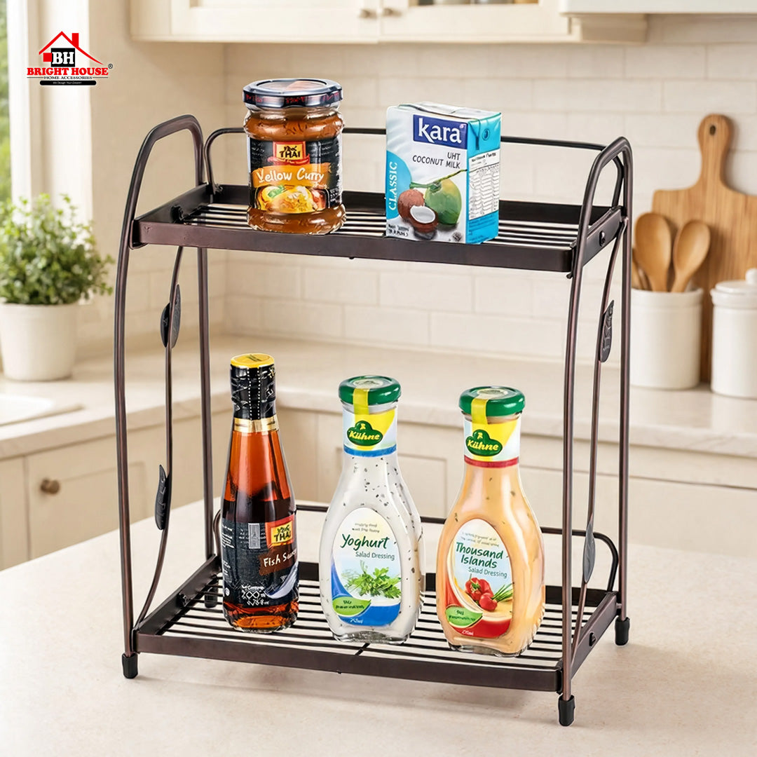 Kitchen Spices 2 Layers Rack by Bright House