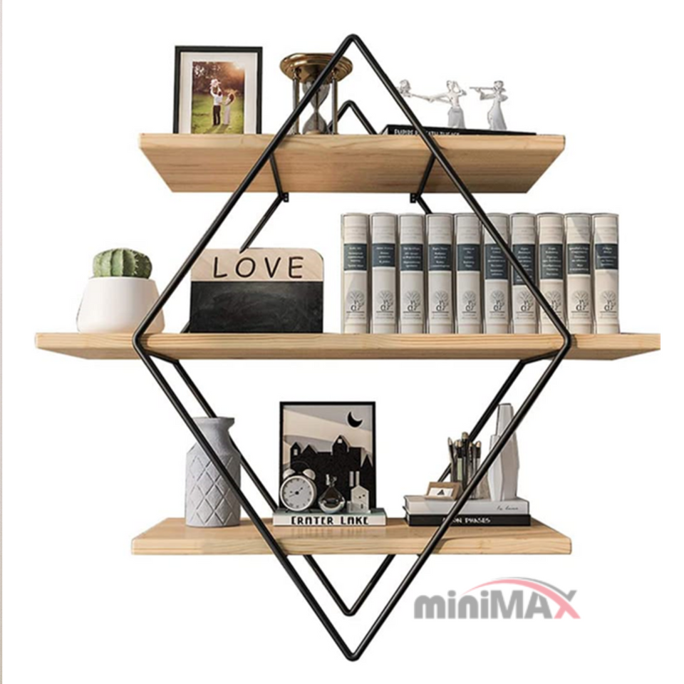 A-shaped Wall Mounted Decoration Shelf by Bright House Bright House