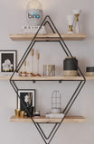 A-shaped Wall Mounted Decoration Shelf by Bright House Bright House