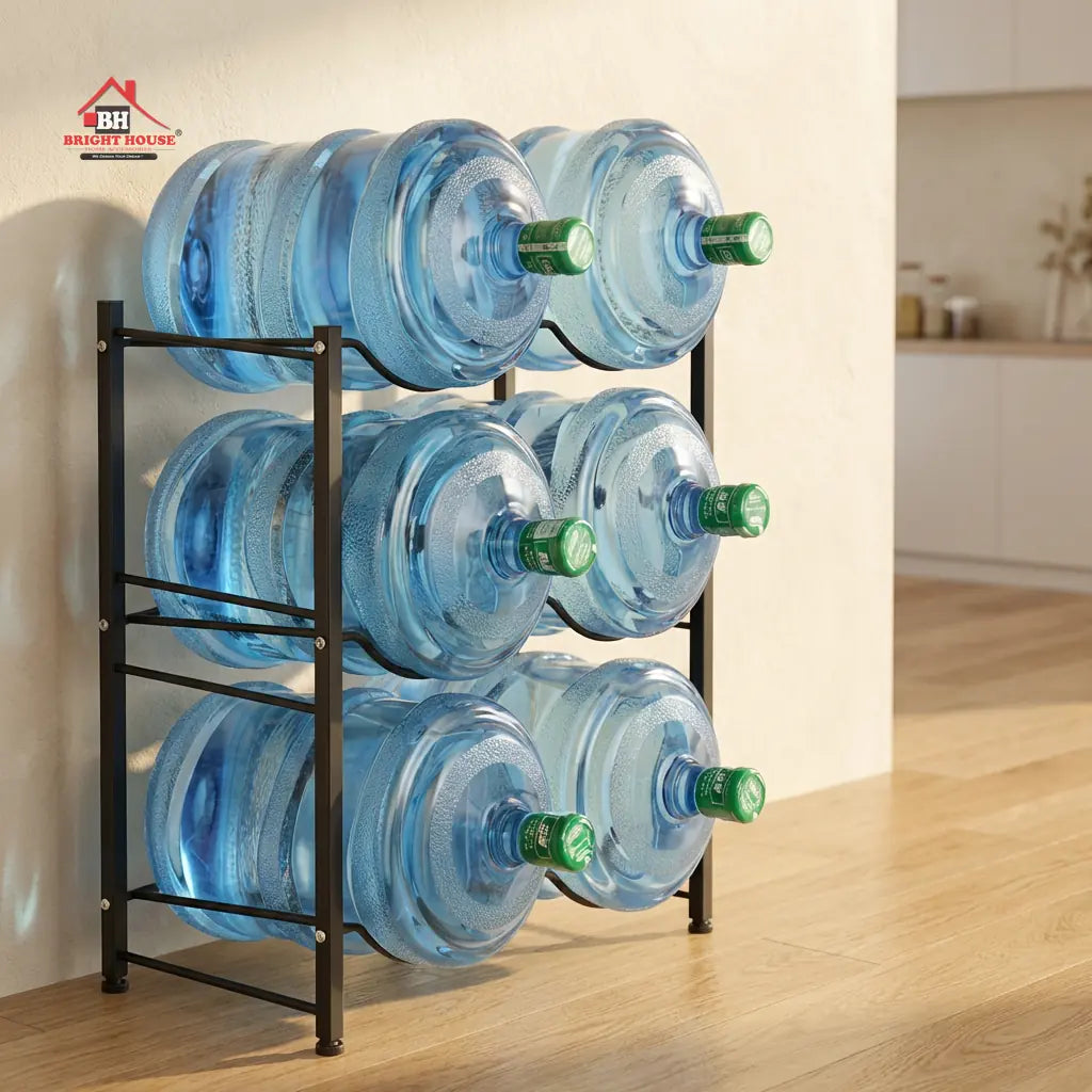 AquaStack 6-Gallon Water Bottle Rack by Bright house