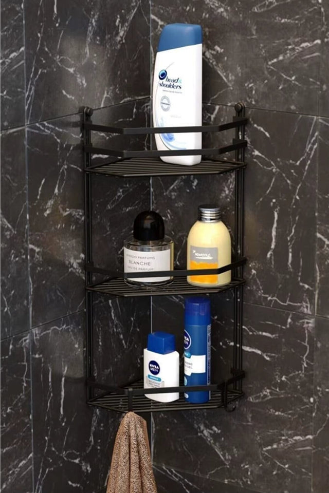 Bathroom 3 Layers Corner Multipurpose Rack by Bright House Bright House