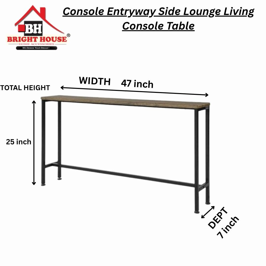 Console Entryway Side Lounge Living Console Table by Bright house