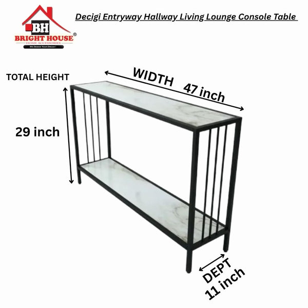 Decigi Entryway Hallway Living Lounge Console Table By Bright house measurement guide