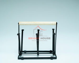 Glass Stand with Stylish Wooden Touch by Bright House Bright House