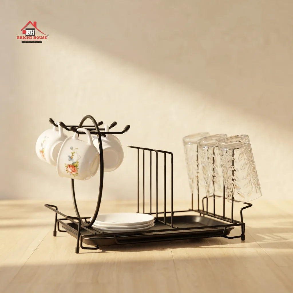 Glass & Cup Stand for Kitchen by Bright House