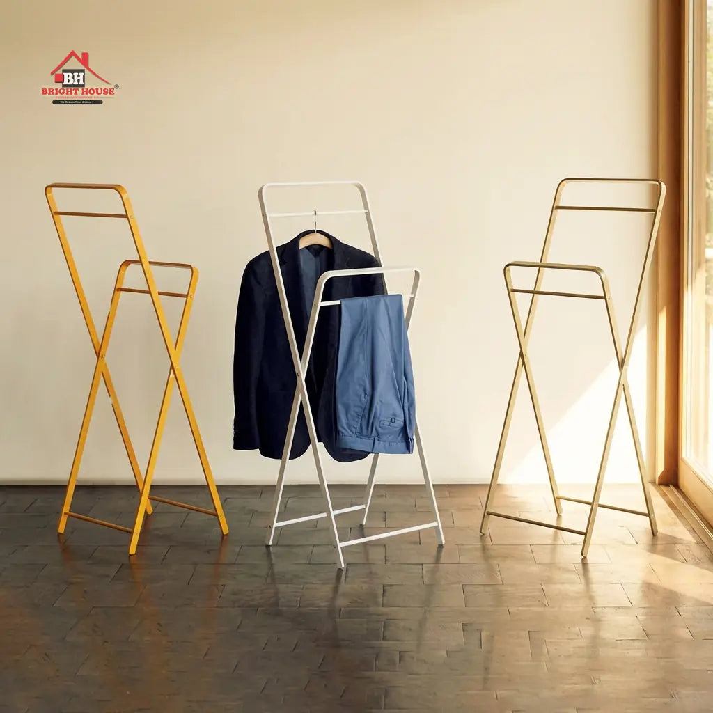 Heavy Metal Clothe Hanging Stand X shape By Bright house