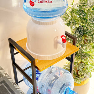 2 in 1  Water Bottle Rack With Lasani Wood by Bright house