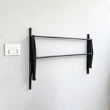 Metal Powder Coated Portable Folding Towel Holder by Bright House