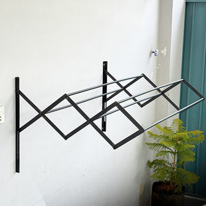 Metal Powder Coated Portable Folding Towel Holder by Bright House