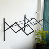Metal Powder Coated Portable Folding Towel Holder by Bright House