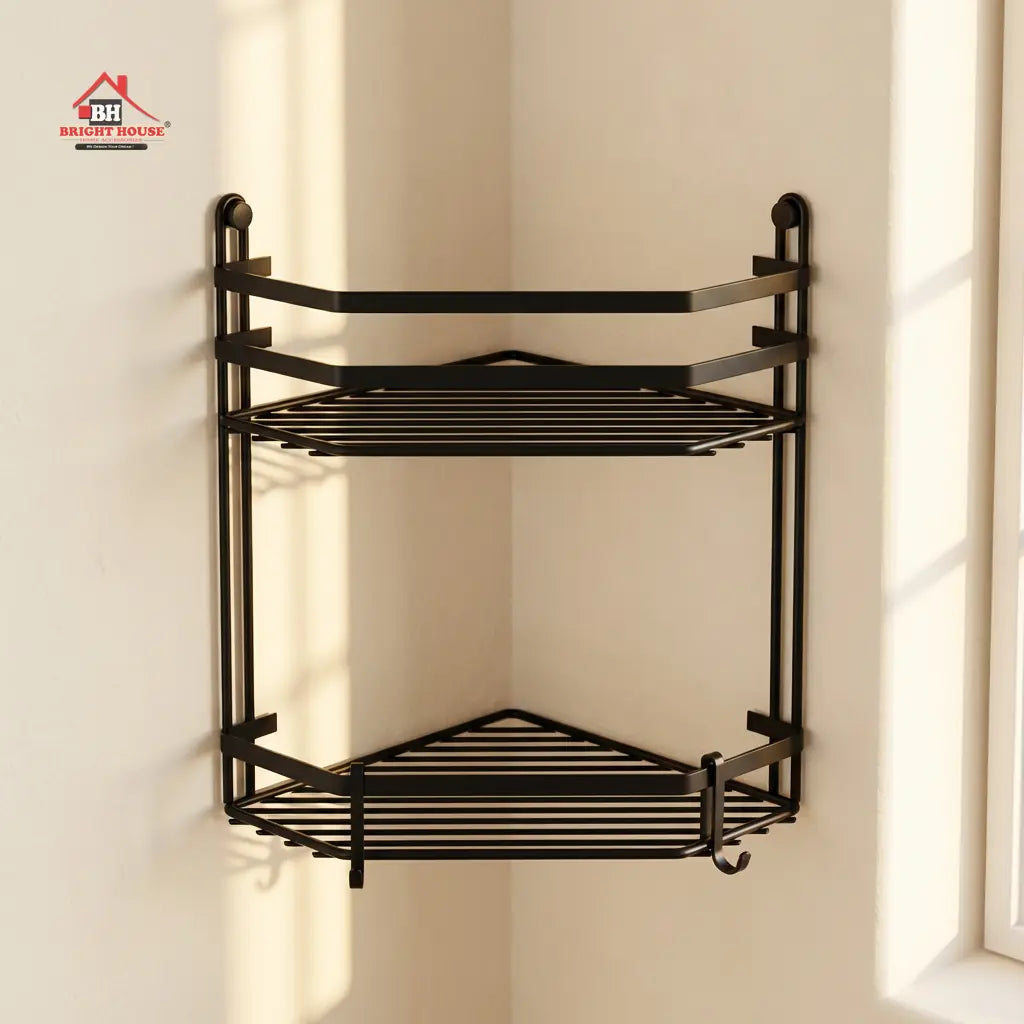 Multipurpose 2 Layers Corner Rack by Bright House