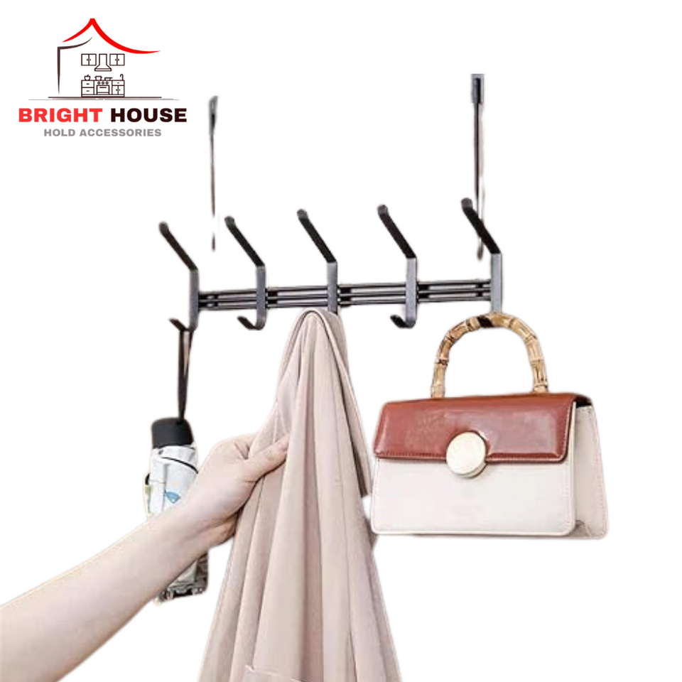 Over The Door Hanger with 5 Hooks by Bright House Bright House