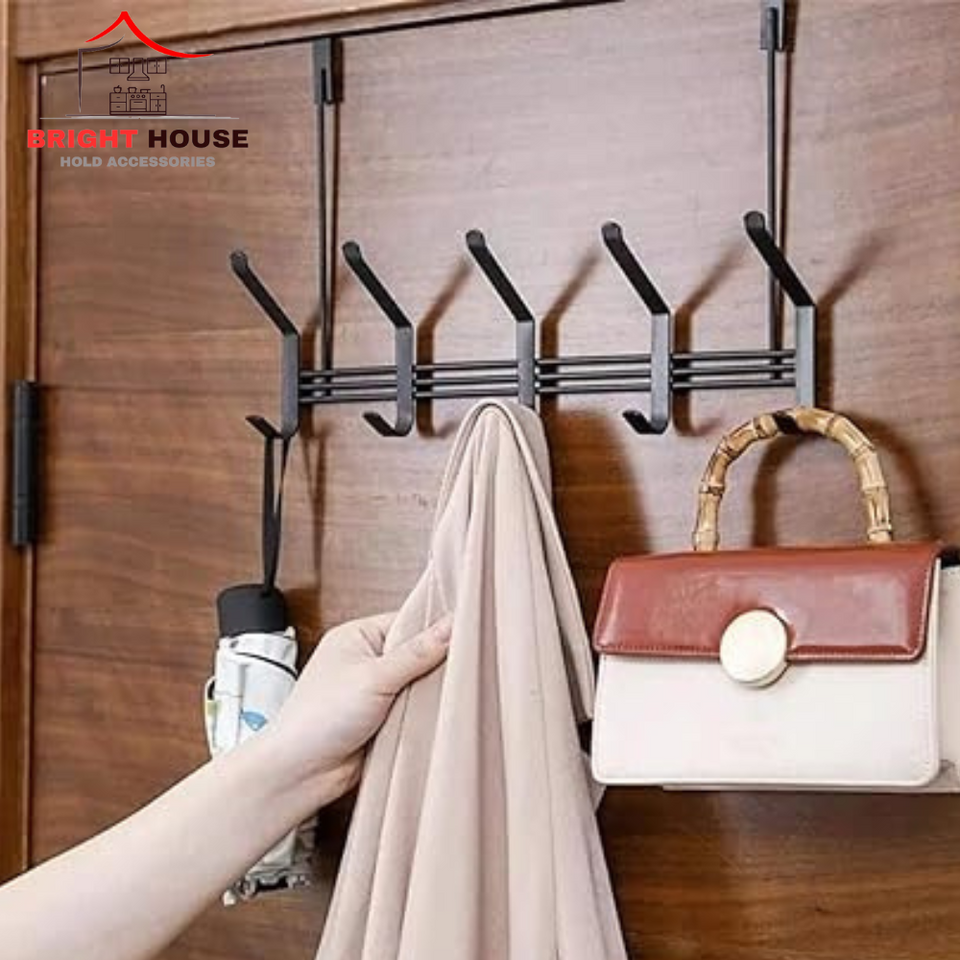 Over The Door Hanger with 5 Hooks by Bright House Bright House