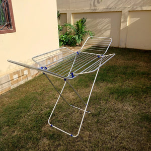 4 Wings Light: Flower Style Clothes Dryer Stand – Foldable by Bright House