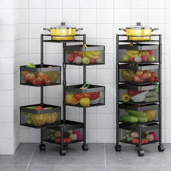 PREMIUM SQUARE METAL TROLLEY BY BRIGHT HOUSE Bright House