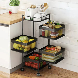 PREMIUM SQUARE METAL TROLLEY BY BRIGHT HOUSE Bright House