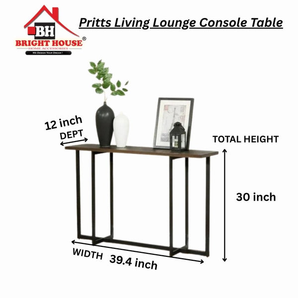 Pritts Living Lounge Console Table by Bright house measurement guide