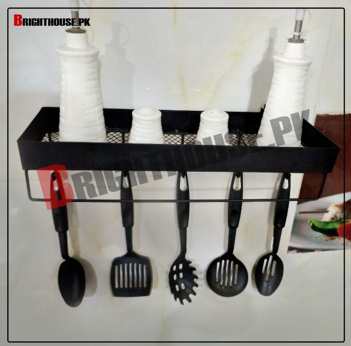 Shelf with 6 Hooks by Bright House Bright House