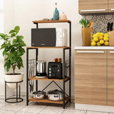 The Forno Prato 4 Layers Multipurpose Rack by Bright House Bright House