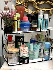 Vanity Rack and makeup orgaqnizer by Bright House