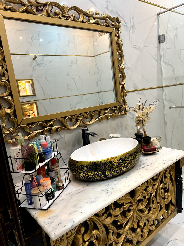 Vanity Rack and makeup orgaqnizer by Bright House