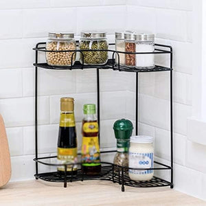 Wall Mounted and Counter Shelf Corner Rack by Bright House Bright House