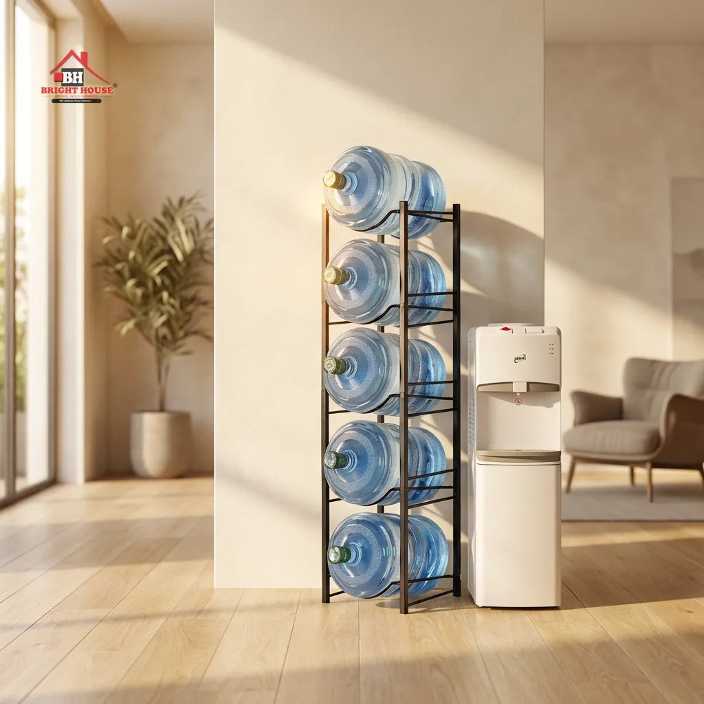 Water Bottle Holder Metal Rack  by Bright house