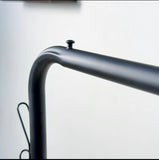 Dual Pole Metal Clothes Stand by Bright House With Dual Shoe Tiers