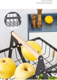 Wooden Handle Counter Top 3 Layers fruit and vegetable stand by Bright House Bright House