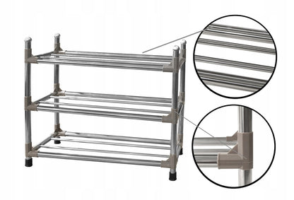 stainless steel shoe rack by bright house