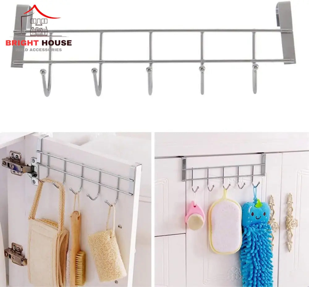 Bathroom Kitchen Coat Towel Hanger Rack