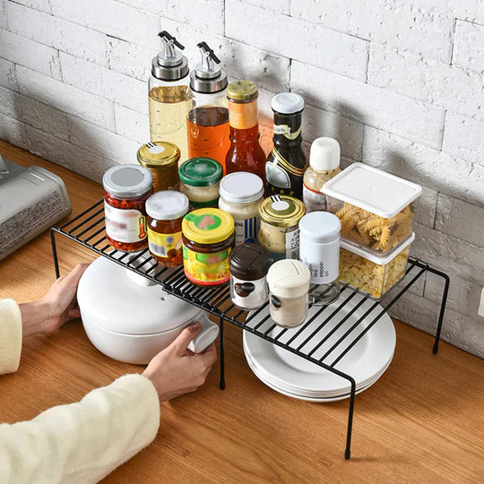 Inside Cabinet Shelf Space Saver by Bright House