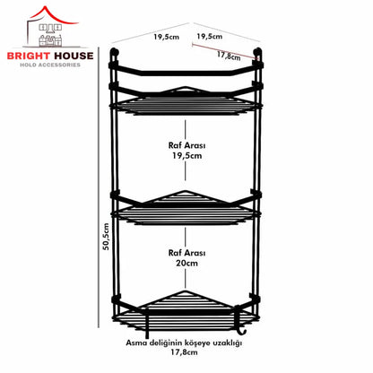 Three Tier Bathroom Rack